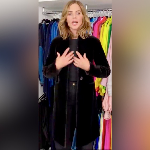 🌸Zara faux shearling low pile coat - Picture 3 of 4